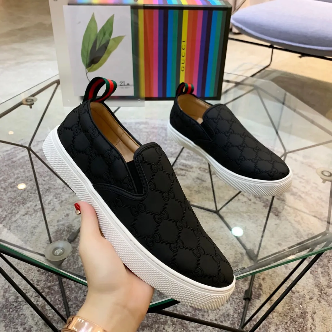 P380 👟 (1:1 replica of the official website of running volume models) 🇮🇹🇮🇹 "GUCCI" 🔍🔍Men's 2025 counters are on sale simultaneously, fashionable and casual, comfortable and breathable, imported waterproof fabrics, the first choice for trendy men, imported sheepskin lining, fashionable and trendy, trendy men Essential, soles: original soles provided by the original factory, exclusive movable molded soles, super comfortable, original factory goods, 🔍🔍high quality, you can enter and exit the counter at will, 38-44, (37 and 45 can be customized, non-refundable and non-exchangeable) available in stock, you deserve it No. 005